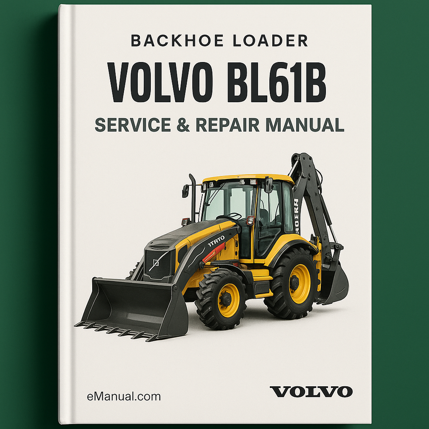 VOLVO BL61B Backhoe Loader Service Repair Manual