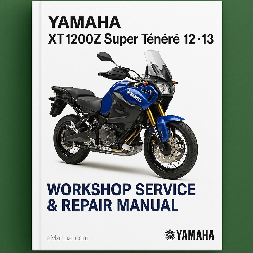 Yamaha XT1200Z Super Tenere 12 13 Workshop Service Repair Manual