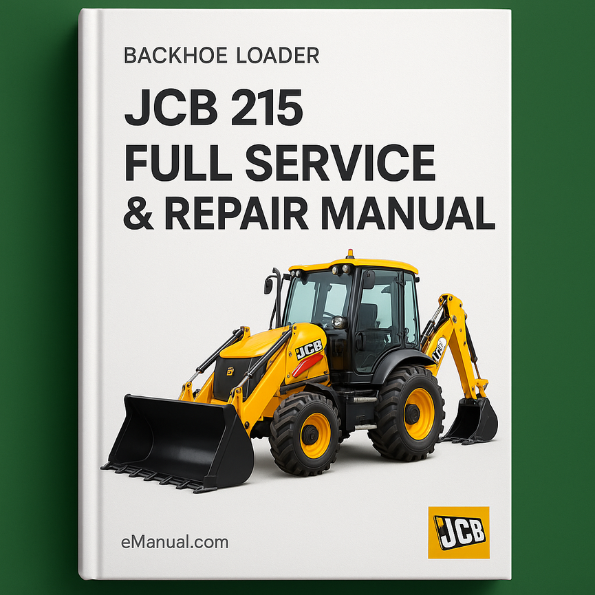 JCB 215 Backhoe Loader Full Service Repair Manual