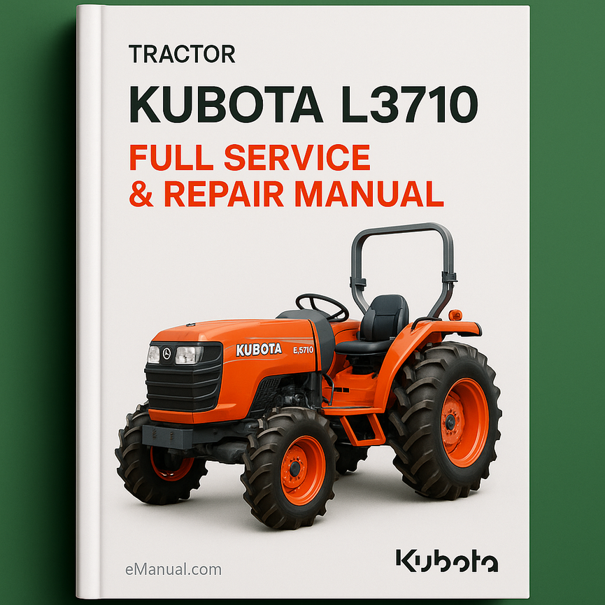 Kubota L3710 Tractor Full Service Repair Manual