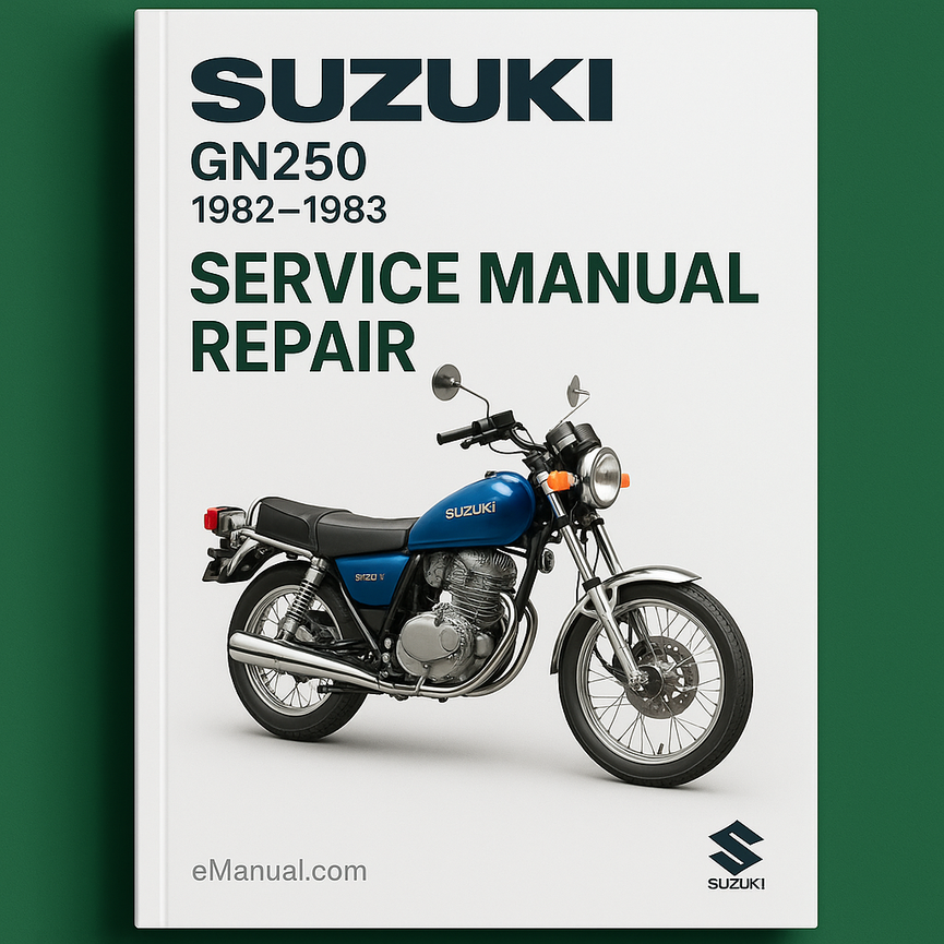 Suzuki GN250 GN 250 1982-1983 WSM Service Manual Repair