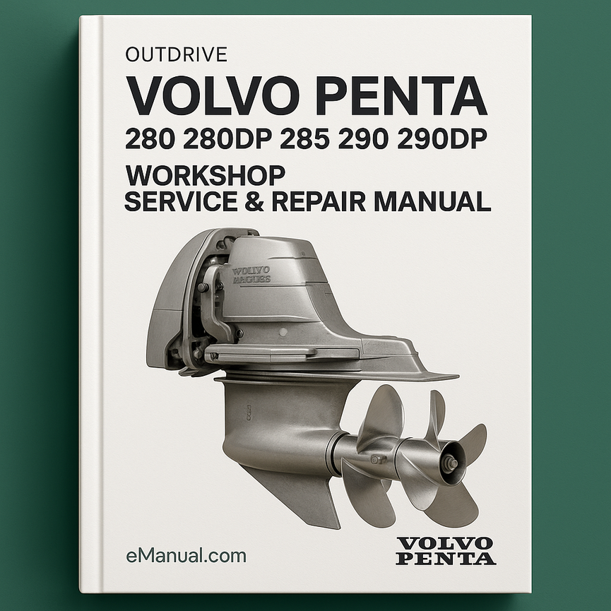 volvo penta outdrive 280 280dp 285 290 290dp Workshop Service Repair Manual