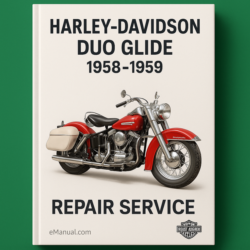 Harley Davidson Duo Glide 1958-1959 Repair Service