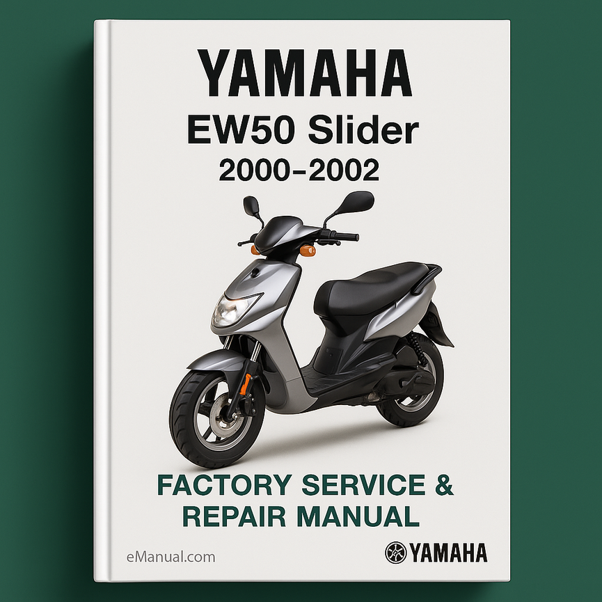 Yamaha EW50 Slider 2000-2002 Factory Service Repair Manual