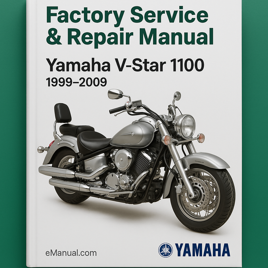 Yamaha V-Star 1100 1999-2009 Factory Service Repair Manual