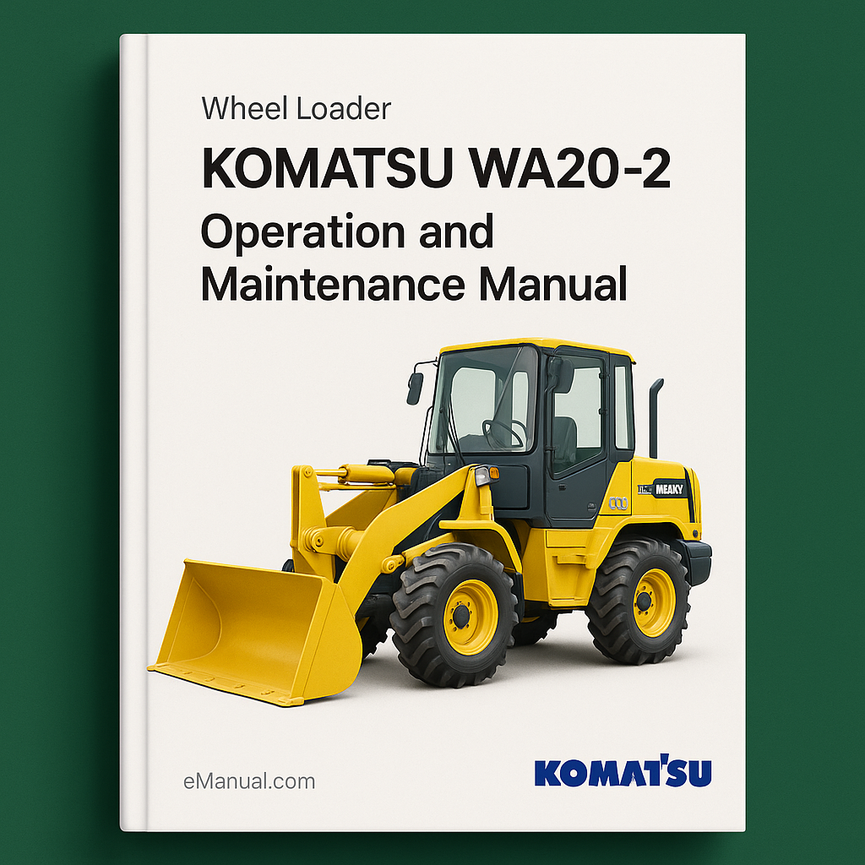 Komatsu Wa20-2 Operation And Maintenance Manual
