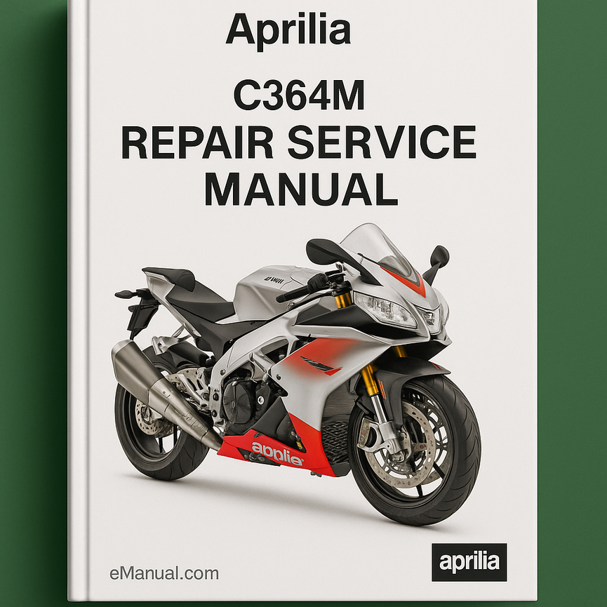 Aprilia Engine C364M Repair Service Manual