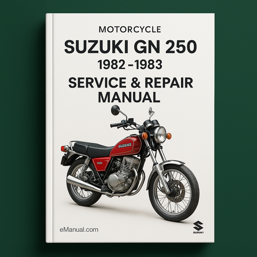 Suzuki GN 250 Motorcycle 1982 1983 Service Repair Manual