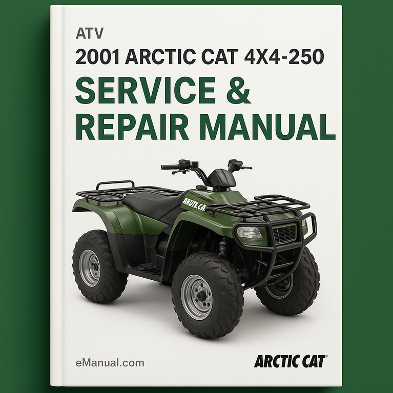 2001 Arctic CAT 4X4-250 ATV Service Repair Manual