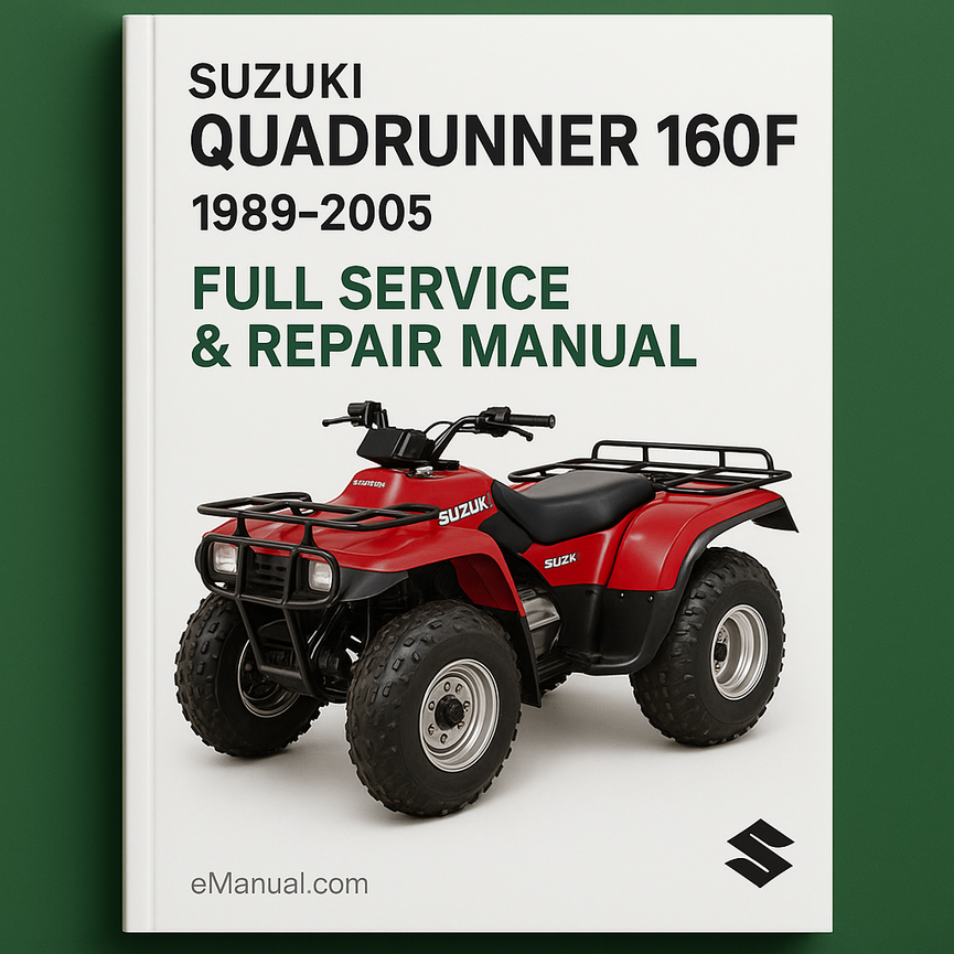 Suzuki Quadrunner 160f 1989-2005 Full Service Repair Manual