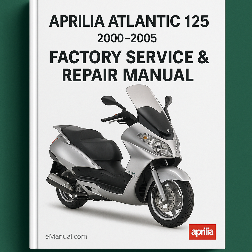Aprilia Atlantic 125 2000-2005 Factory Service Repair Manual