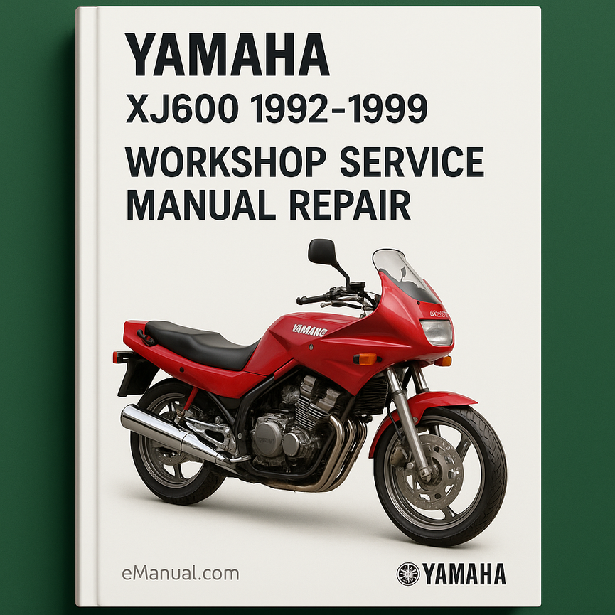 Yamaha XJ600 1992-1999 Workshop Service Manual Repair