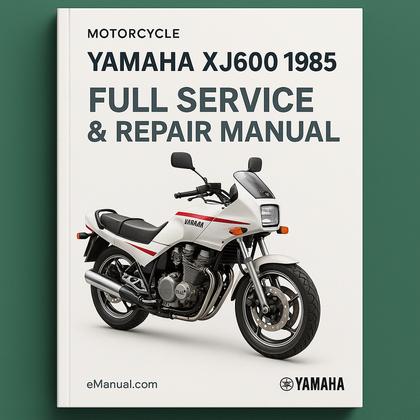 Yamaha XJ600 1985 Full Service Repair Manual