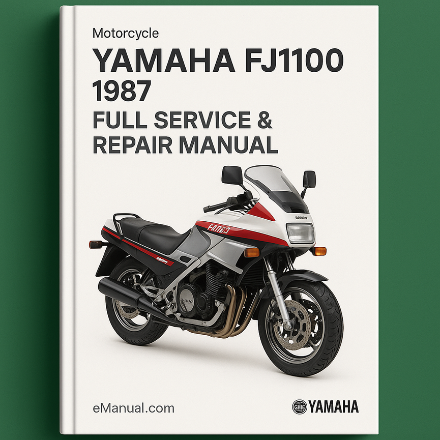 Yamaha FJ1100 1987 Full Service Repair Manual