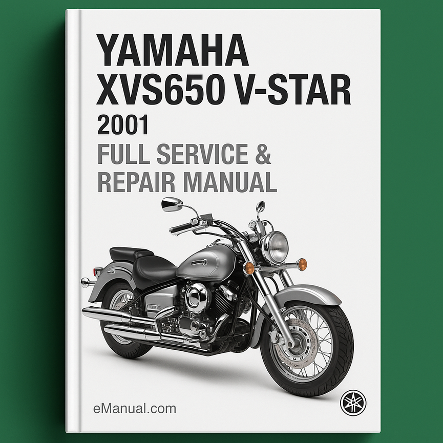 Yamaha XVS650 V-Star 2001 Full Service Repair Manual