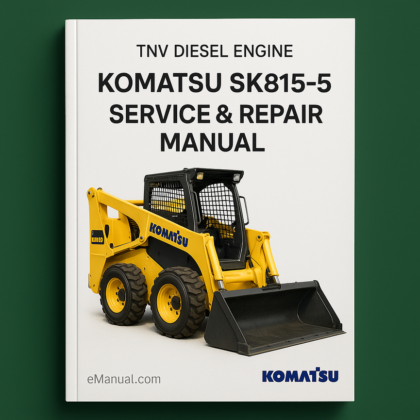 TNV Diesel Engine For Komatsu SK815-5 Service Repair Manual
