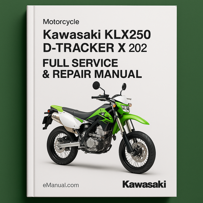 Kawasaki KLX250 D-TRACKER X 2012 Full Service Repair Manual