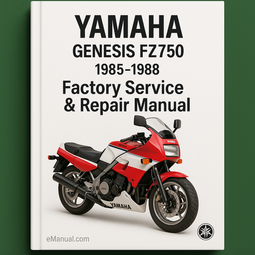 Yamaha Genesis FZ750 1985-1988 Factory Service Repair Manual