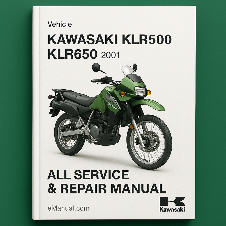 Kawasaki KLR500 KLR650 2001 All Service Repair Manual