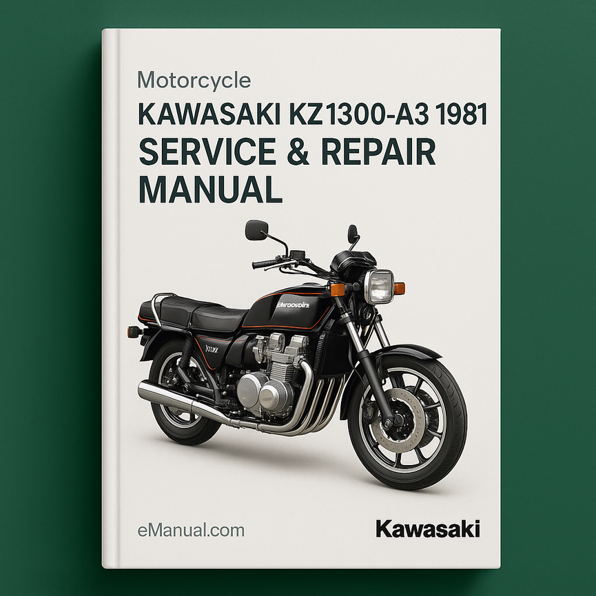 Kawasaki KZ1300-A3 1981 Service Repair Manual