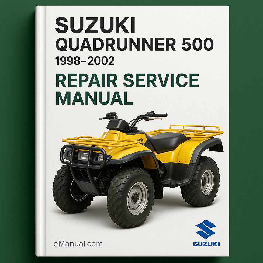 Suzuki QuadRunner 500 1998-2002 Repair Service Manual