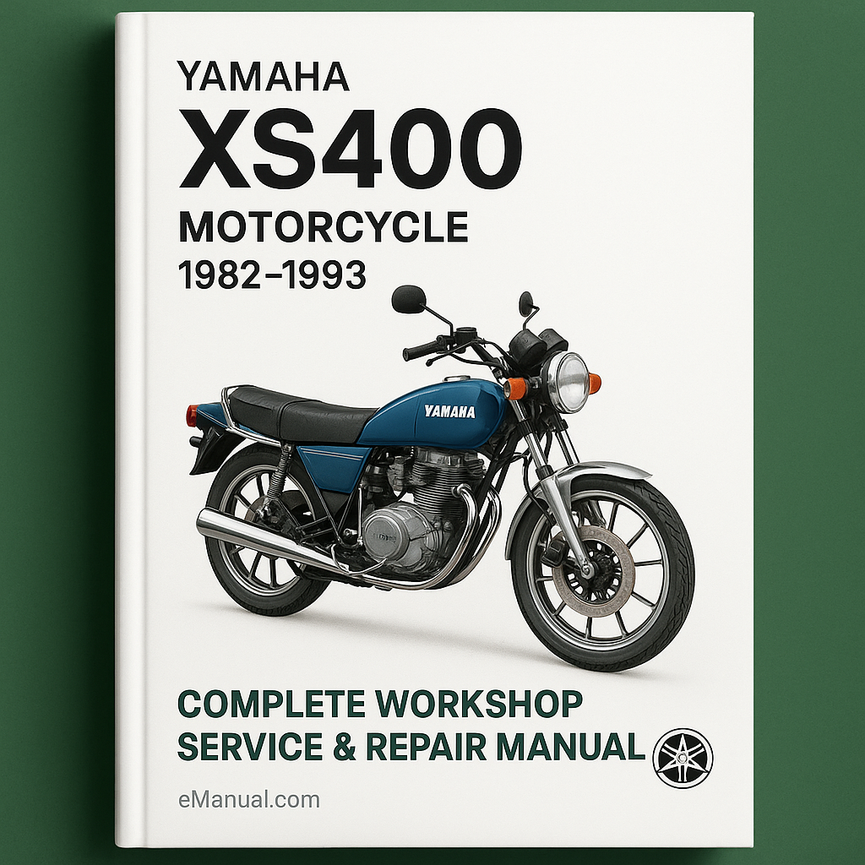 Manual de reparación de servicio de taller completo de motocicleta Yamaha XS400 1982 1983 1984 1985 1986 1987 1988 1989 1990 1991 1992 1993 Descargar PDF