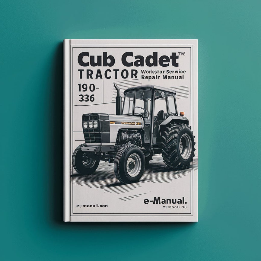 Cub Cadet Tractor 190-336 Workshop Service Repair Manual