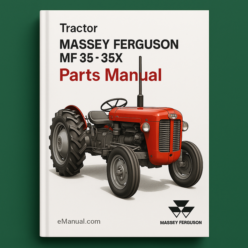 MASSEY FERGUSON MF 35 35X Tractor Parts Manual