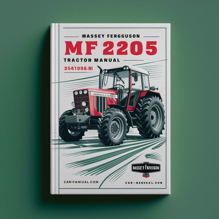 MASSEY FERGUSON MF 2205 Tractor Parts Manual 3541958M1