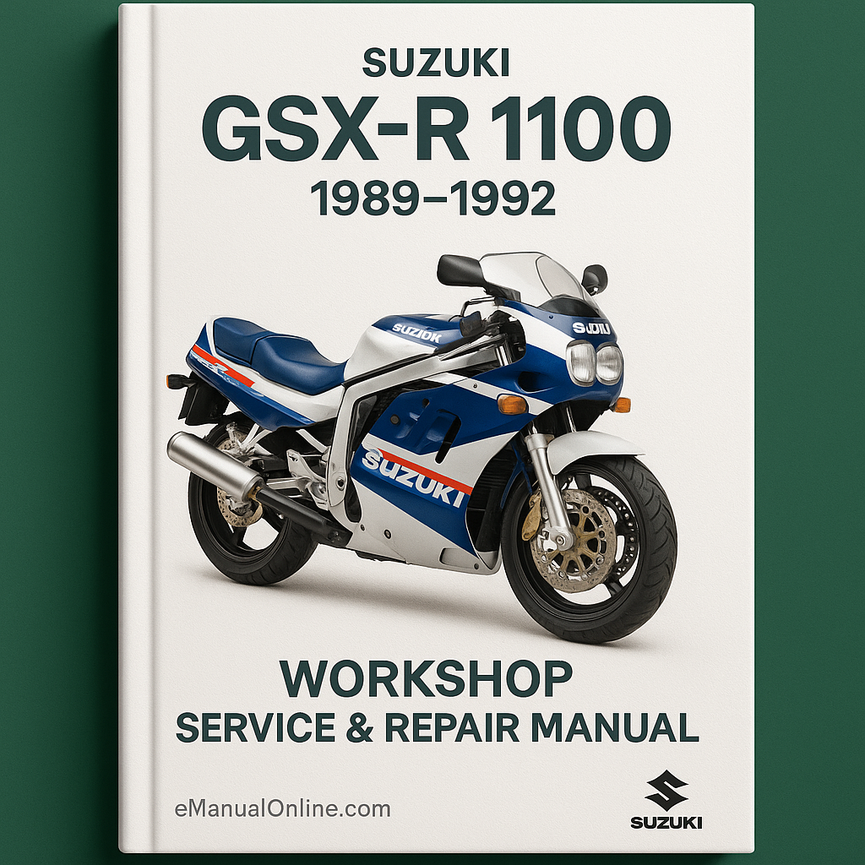 Suzuki GSX-R 1100 1989-1992 Workshop Service Repair Manual