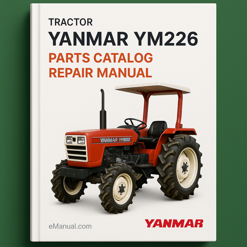 Yanmar YM226 Parts Catalog Repair Manual