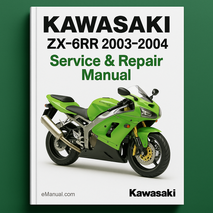 KAWASAKI ZX-6RR 2003-2004 Service Repair Manual