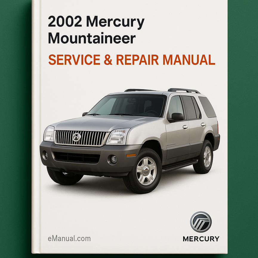 2002 Mercury Mountaineer Service & Repair Manual Software
