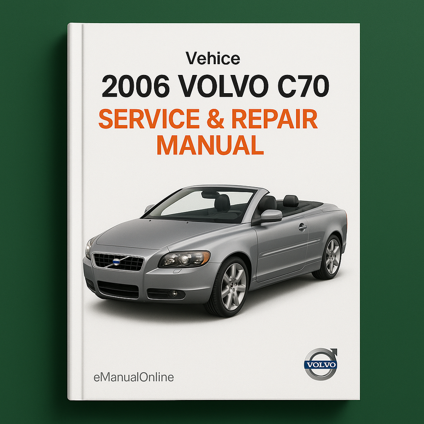 2006 Volvo C70 Service & Repair Manual Software