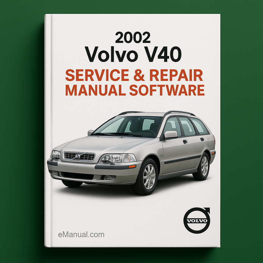 2002 Volvo V40 Service & Repair Manual Software