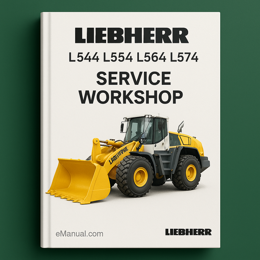 Liebherr L544 L554 L564 L574 Zf Wheel Loader Service Worksho