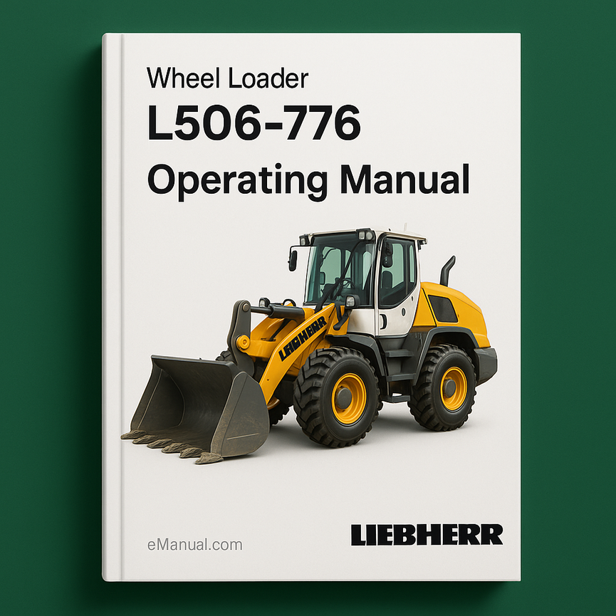 LIEBHERR Wheel Loader L506-776 from 12800 Operating Manual