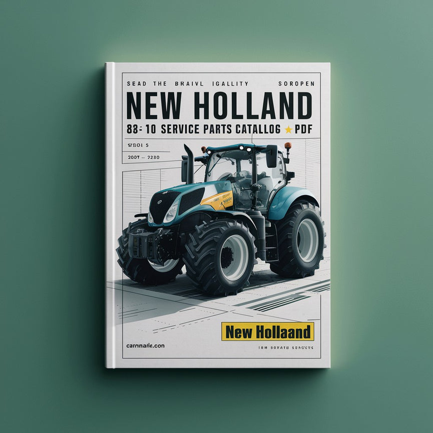 New Holland 8361 SI-10 Service Parts Catalog Tractor
