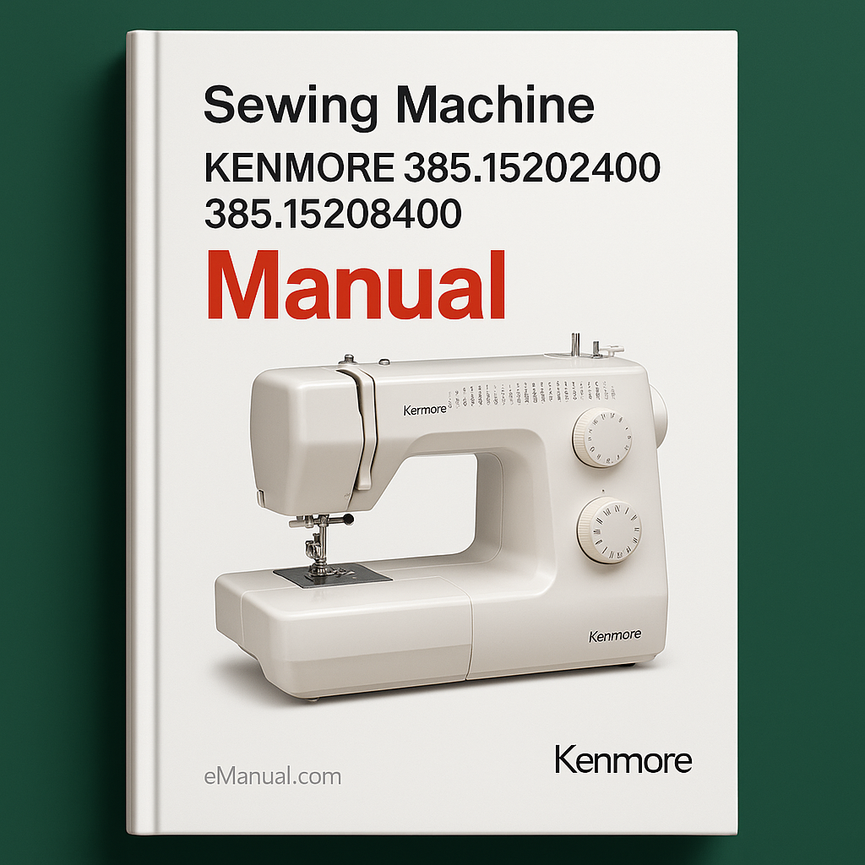 Kenmore 385.15202400 385.15208400 sewing machine Manual
