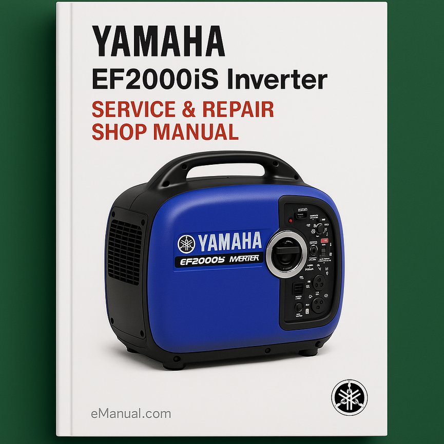 Yamaha EF2000is Inverter Service Repair Shop Manual