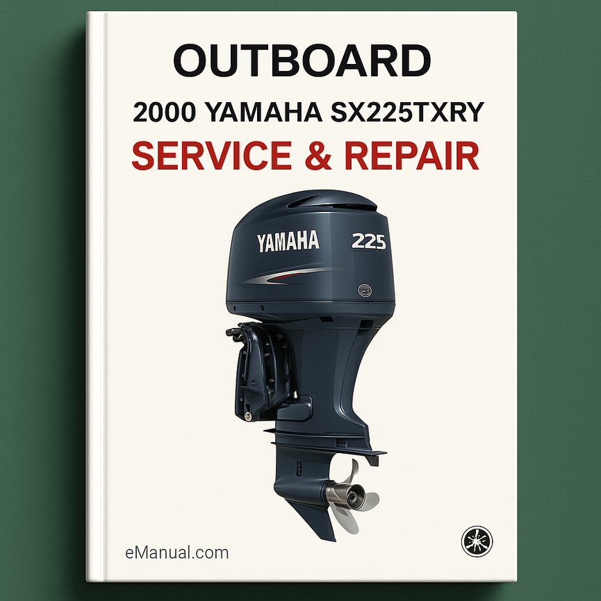 2000 Yamaha SX225 TXRY Outboard Service Repair maintenance Manual. Factory