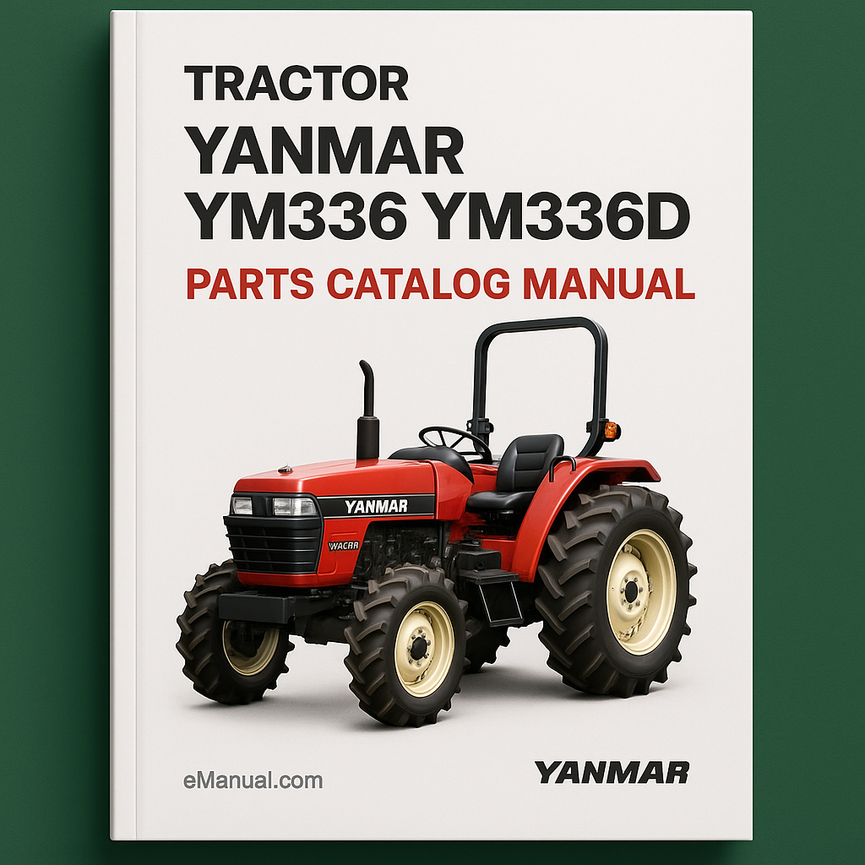 Yanmar YM336 YM336D Tractor Parts Catalog Manual Download PDF