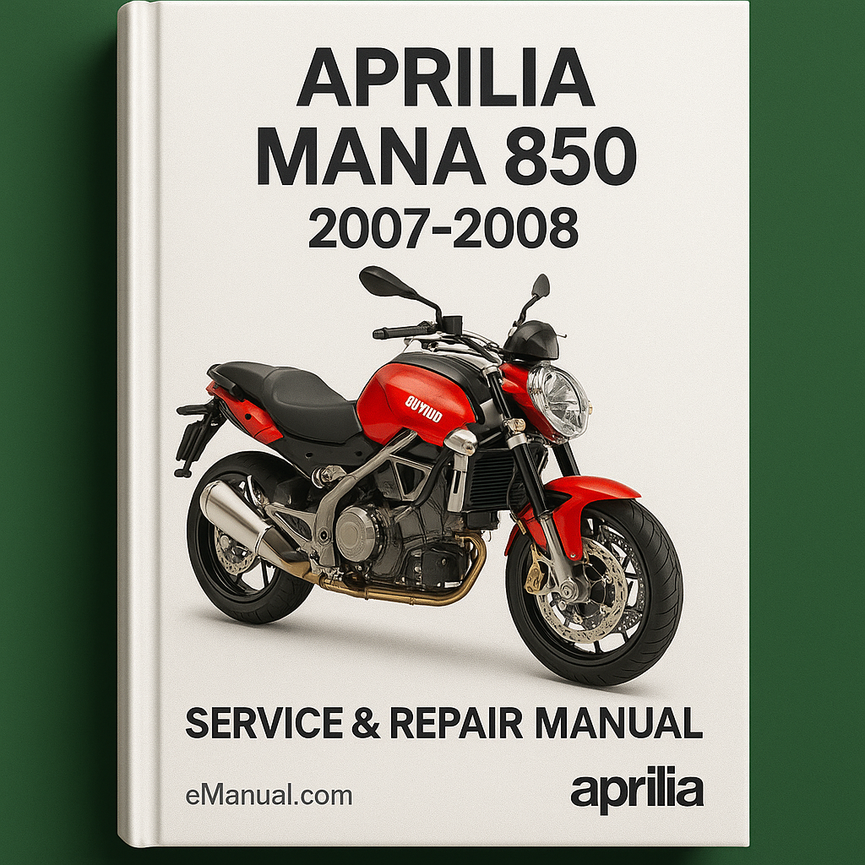APRILIA MANA 850 Service Repair Manual & OEM Parts 2007-2008