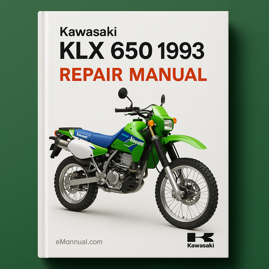 Kawasaki KLX 650 1993 Repair Manual