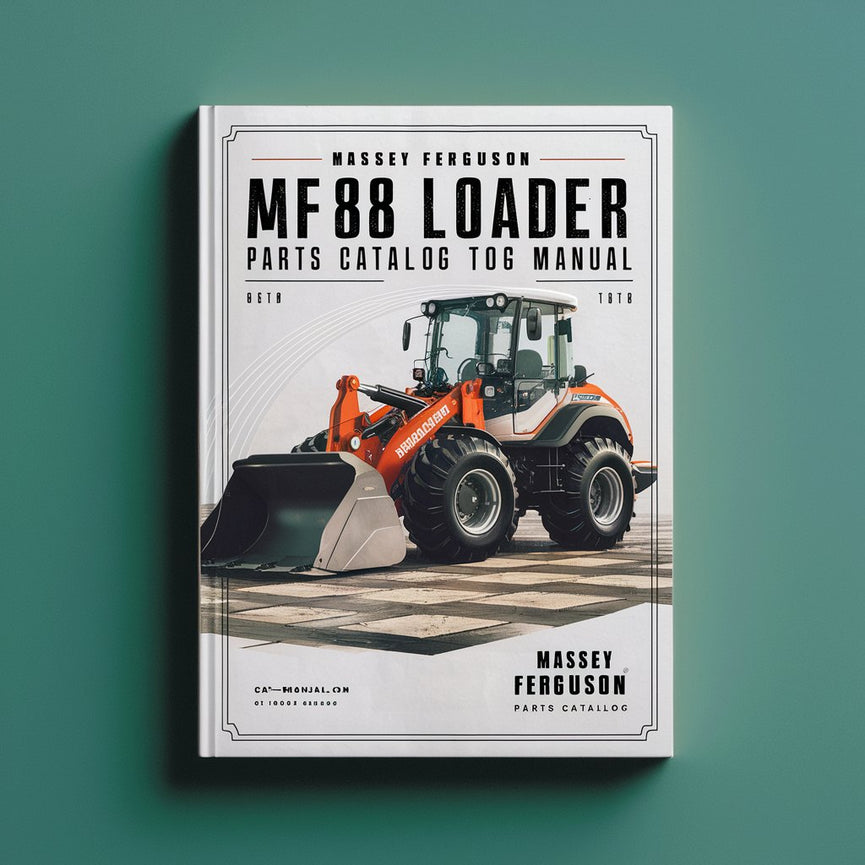 Massey Ferguson MF88 Wheel Loader Parts Catalog Manual