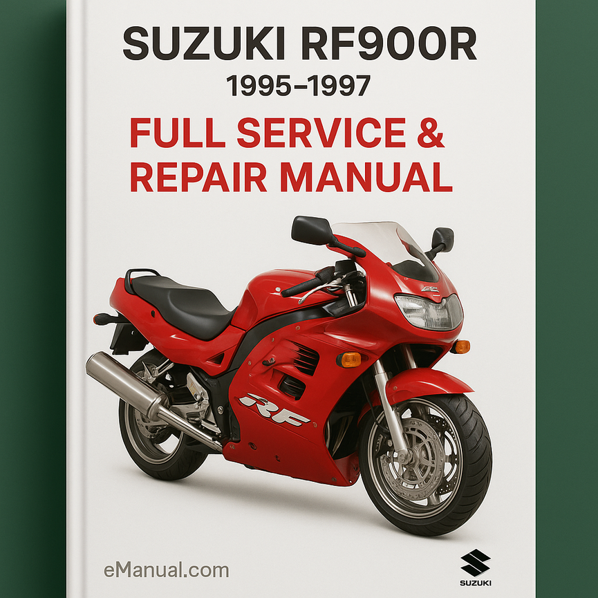 Suzuki RF900R Full Service & Repair Manual 1995-1997