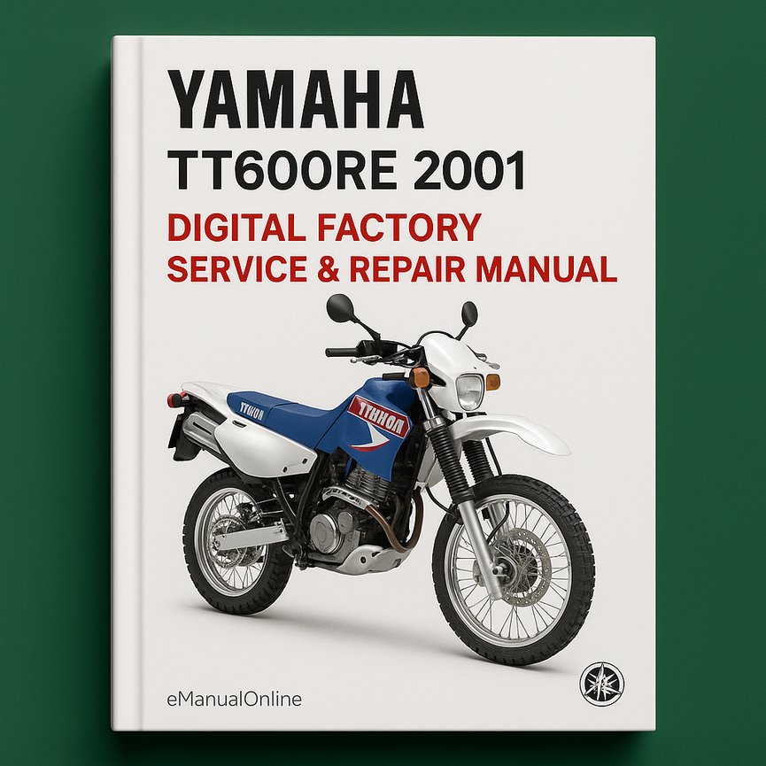 Yamaha TT600RE 2001 Digital Factory Service Repair Manual
