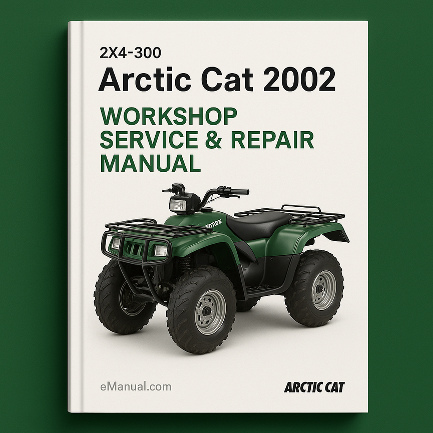 2002 Arctic Cat 2X4-300 Workshop Service Repair Manual