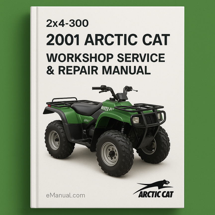 2001 Arctic Cat 2X4-300 Workshop Service Repair Manual