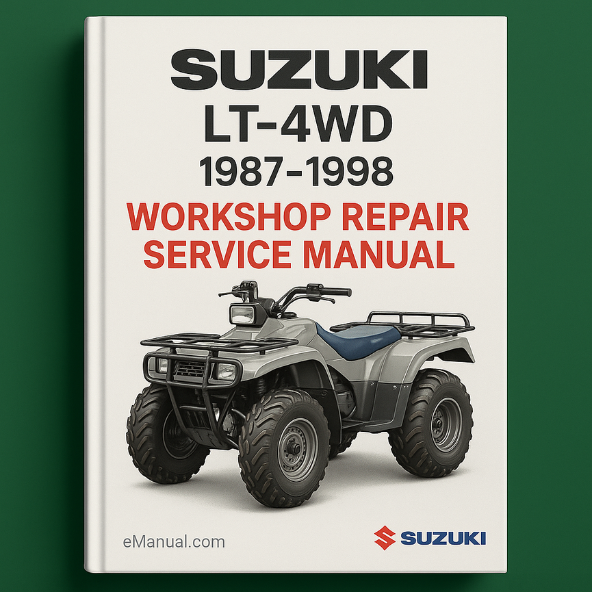 Suzuki LT-4WD 1987-1998 Workshop Repair Service Manual